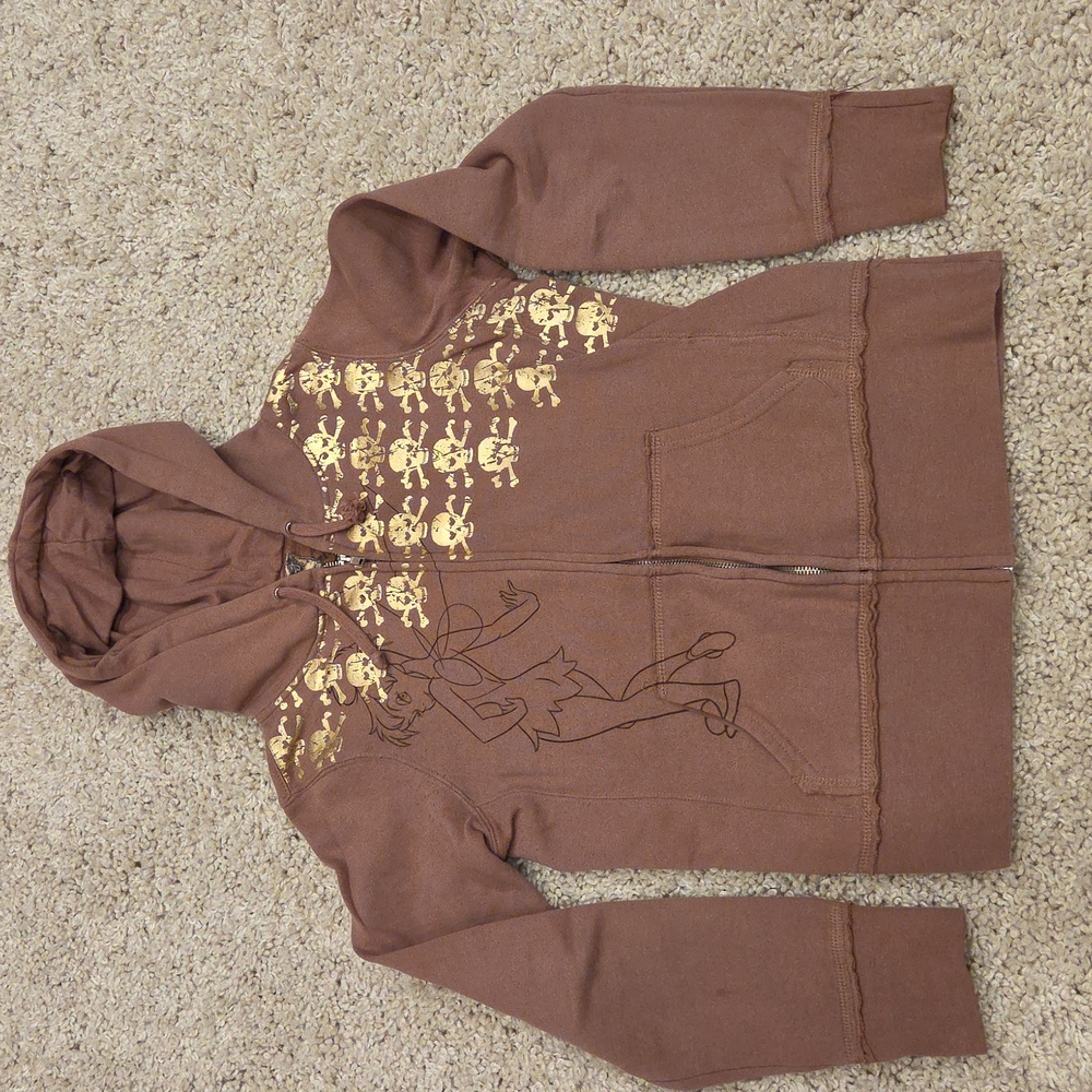 Disney Couture Zip Up Hoodie size M